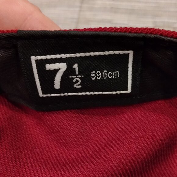 Philadelphia Phillies New Era Cooperstown Collection Fitted Hat Size 7 1/2 - Picture 9 of 11